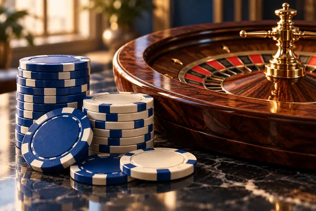 Illustrazione editoriale indipendente a tema casinò per la scheda Betpoint
