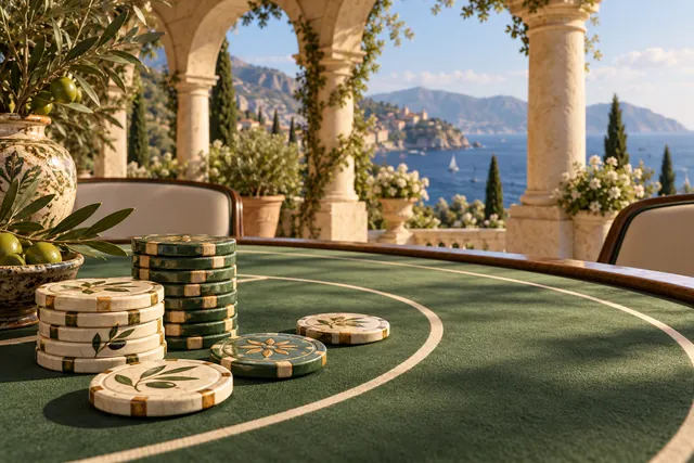 Illustrazione editoriale indipendente a tema casinò per la scheda Codere Italia