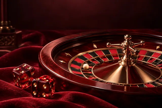 Illustrazione editoriale indipendente a tema casinò per la scheda LeoVegas